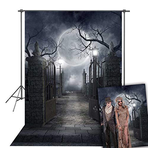 Daniu Halloween Photo Backdrop Photography Background for Halloween Horrible Party Decorations Studio Photo Props