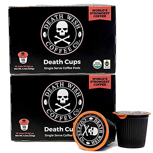 Death Wish Coffee Single Serve Capsules for K-Cup Brewers - 20 Count Death Wish Coffee Single Serve Capsules for K-Cup Brewers - 20 Count