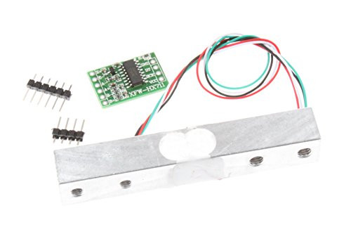 NOYITO 1kg 5kg 10kg 20kg Load Cell and HX711 Combo Pack Kit - Load Cell Amplifier ADC Weight Sensor (5kg+HX711)