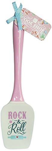 Cook Shop 207000006"Rock & roll" Spatula, Pale Pink Pastel