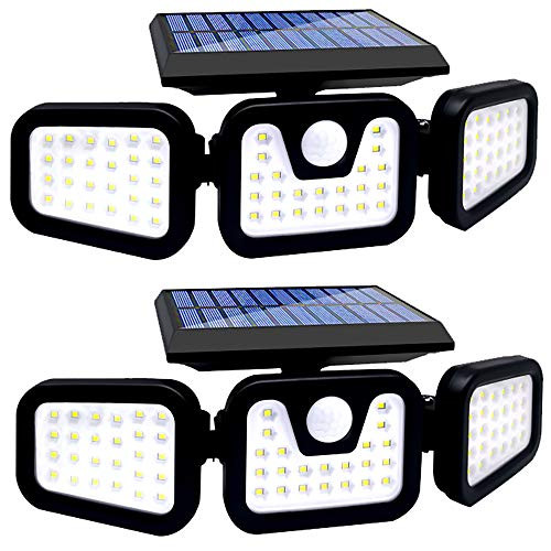 Solar Security Lights,3 Adjustable Head with Solar Motion Sensor Lights Outdoor IP65 Waterproof,70 LED Solar Flood Lights 270°Wide Angle Illumination for Yard,Garden,Garage and Pathway -2 Pack
Solar Security Lights,3 Adjustable Head with Solar Motion Sensor Lights Outdoor IP65 Waterproof,70 LED Solar Flood Lights 270°Wide Angle Illumination for Yard,Garden,Garage and Pathway -2 Pack