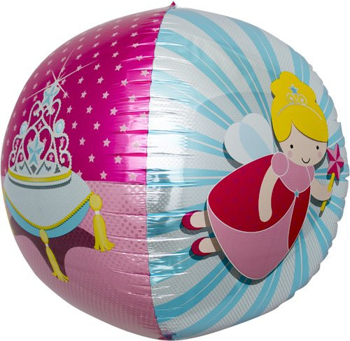Northstar Balloons Princess Sphere Helium Foil Balloon - 17 inch