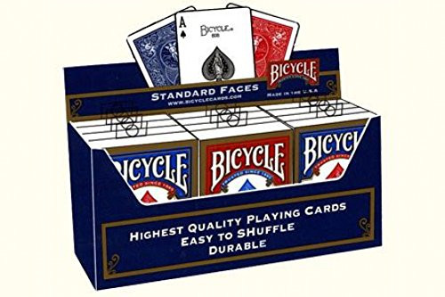 Bicycle 595954 Standard Rider Back Poker Playing Cards, 12 Decks