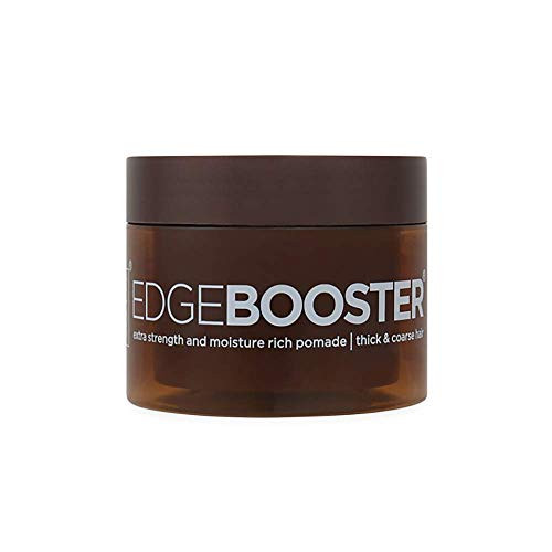 Style Factor Edge Booster Extra Strength Moisture Rich Pomade | Thick Coarse Hair (Amber)