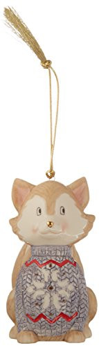 Lenox Christmas Sweater Ornament Fox