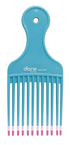Diane Mebco Fromm Large 6.75 Inch Lift Comb Double Dipped Pik Teal DBC059