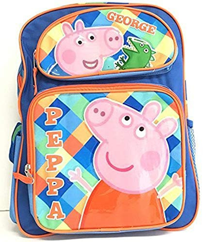 Peppa Pig George 16" Large Backpack