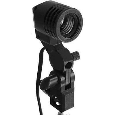 Runshuangyu E27 Socket Studio Video Light Lamp Stand Bulb Holder Swivel for Umbrella Softbox