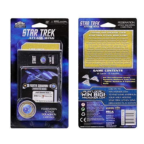 Star Trek Attack Wing: Card Pack Wave 4 Federation Attack Squadron Star Trek Attack Wing: Card Pack Wave 4 Federation Attack Squadron