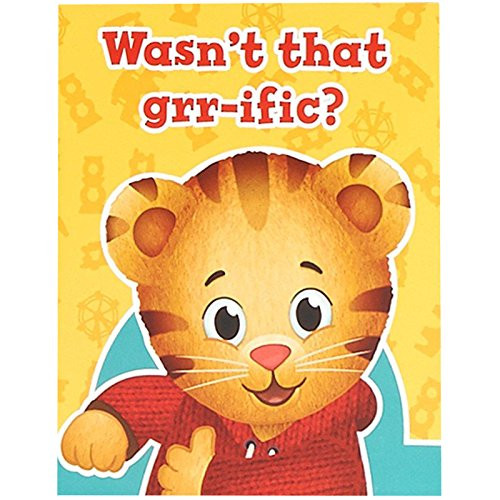 BirthdayExpress Daniel Tiger Party Supplies 16 Pack Thank You Notes