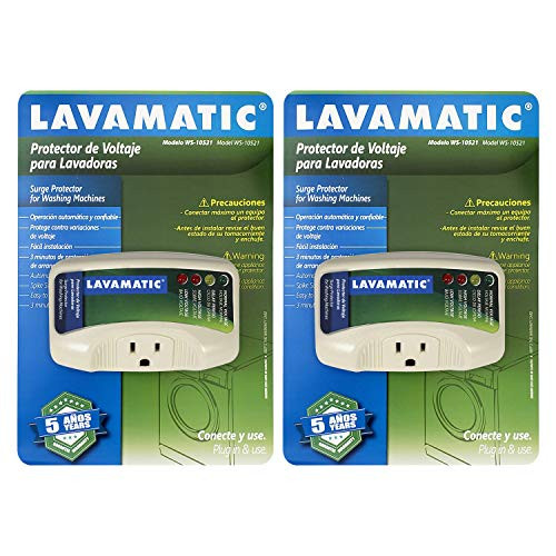 Lavamatic WS-10521 Electronic Surge Protector for Washing Machine  Front Top Load Washers ((2) Pieces)