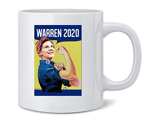 Poster Foundry Elizabeth Warren 2020 Rosie The Riveter Campaign Ceramic Coffee Mug Tea Cup Fun Novelty Gift 12 oz