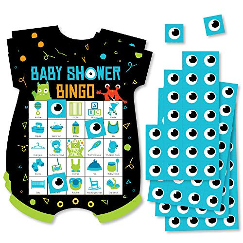 Big Dot of Happiness Monster Bash - Picture Bingo Cards and Markers - Little Monster Baby Shower Shaped Bingo Game - Set of 18 Big Dot of Happiness Monster Bash - Picture Bingo Cards and Markers - Little Monster Baby Shower Shaped Bingo Game - Set of 18