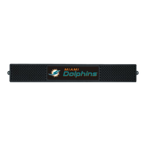 FANMATS NFL Miami Dolphins Vinyl Drink Mat