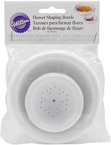 Wilton 1907-1363 6-Piece Flower Shaping Bowls