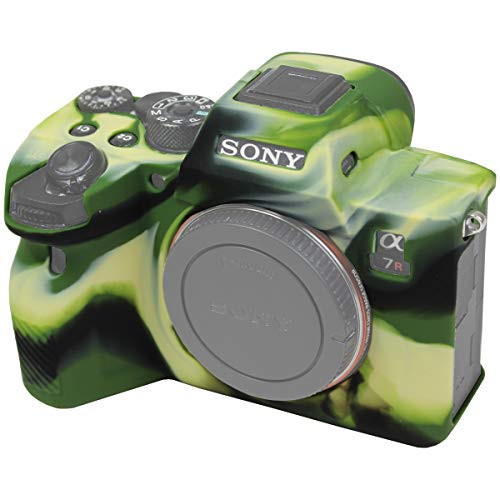 Easy Hood Case for Sony Alpha 7R IV A7R IV A7RIV A7RM4 ILCE-7RM4 Digital Camera, Anti-Scratch Soft Silicone Rubber Protective Cover Protector Skin (Camo)