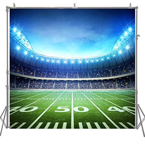 HUAYI Football Field Backdrop Newborn Photography Props Photography Background Baby Photo Studio Props 8x8ft YJ-024