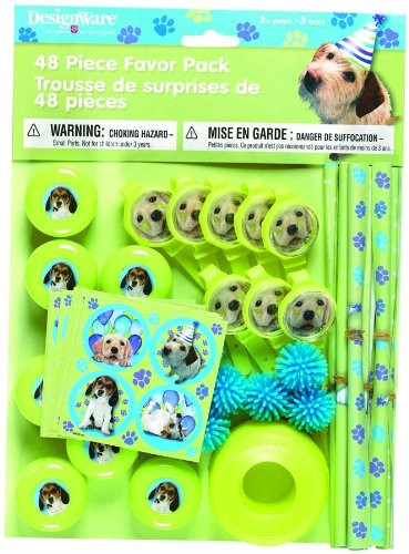 Party Puppies 48 Piece Party Favor Pack