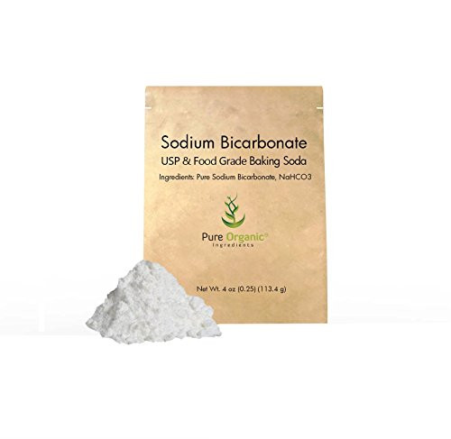 Sodium Bicarbonate, Baking Soda (4 oz 0.25 lb) Highest Purity, Food Grade, Eco-Friendly Packaging (Also available in 1 lb, 2 lb, 5 lb & 50 lb) Sodium Bicarbonate, Baking Soda (4 oz 0.25 lb) Highest Purity, Food Grade, Eco-Friendly Packaging (Also available in 1 lb, 2 lb, 5 lb & 50 lb)