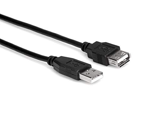 Hosa USB-205AF Type A to Type A High Speed USB Extension Cable, 5 Feet