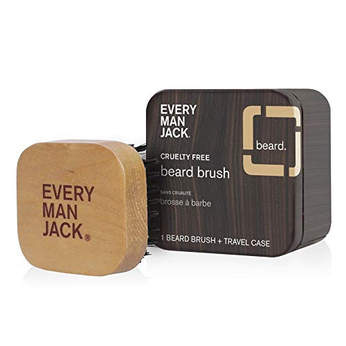 Every Man Jack Beard Brush, Woodgrain