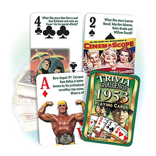 Flickback Media, Inc. 1953 Trivia Playing Cards: Great Birthday