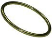 Abacus Swivel Chair Parts #8181 Bar Stool Ring 16 3/4" Round Brass Stool Replacement