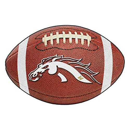 FANMATS NCAA Western Michigan University Broncos Nylon Face Football Rug