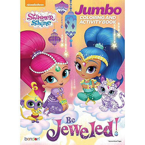 Bendon Publishing Shimmer and Shine Be Jeweled Jumbo Color and Activity Book - 64 Pages Bendon Publishing Shimmer and Shine Be Jeweled Jumbo Color and Activity Book - 64 Pages