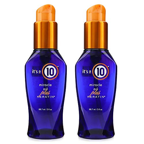 It's a 10 Haircare Miracle Oil plus Keratin, 3 fl. oz. (Pack of 2)