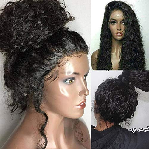 Friya Lace Front Wigs Long Curly Heat Resistant Fiber Synthetic Hair Natural Hairline Glueless Black Loose Wave Wig With Baby Hair Wigs For Women 24 Inch Friya Lace Front Wigs Long Curly Heat Resistant Fiber Synthetic Hair Natural Hairline Glueless Black Loose Wave Wig With Baby Hair Wigs For Women 24 Inch