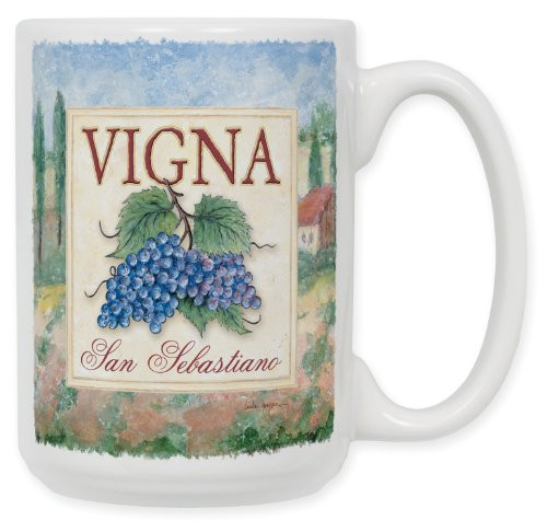 Art Plates "Vigna" Ceramic Coffee Mug, 15 oz Art Plates "Vigna" Ceramic Coffee Mug, 15 oz