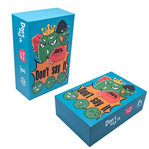 Zhenpony Taboo Card Game Challenge Multiplayer Casual Party - Don't Say It Don't Do It - Amazing Party Games for Kids, Adults, Family, or Large Group- That Brings Laughter to Uncontrollable