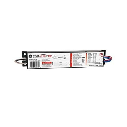 GE UltraMax Proline Electronic Ballast, 120/277 Volt Instant Start Ballast, Normal Ballast Factor, Ballast for Fluorescent Light (1) or (2) Lamp T12