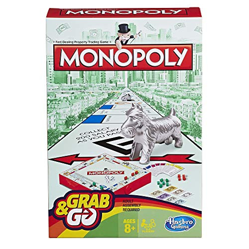 Hasbro Gaming Monopoly Grab & Go Game