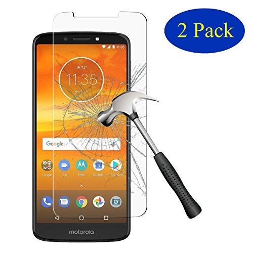 [2-Pack] Motorola Moto E5 Plus Tempered Glass Screen Protector,Sinwere Anti-Scratch Bubble Free Screen Protector for Motorola Moto E5 Plus