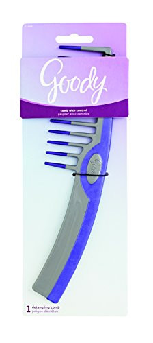 Goody Styling Essentials Hair comb, super with overlay & Dip (Assorted Colors)