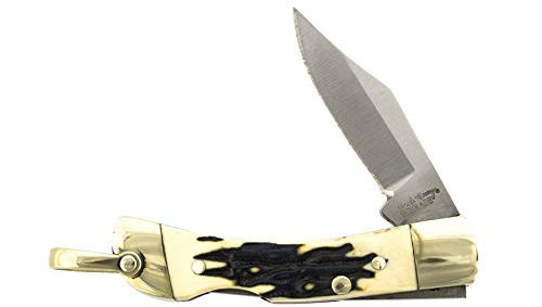 Old Timer Uncle Henry 2 3-8" Lockback Staglon Handle. 7Cr17MoV Steel.