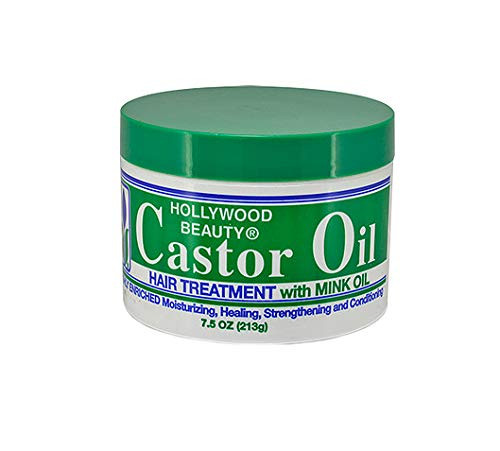Hollywood Beauty Castor Oil Hair Treatment with Mink Oil, 7.5 Ounce
