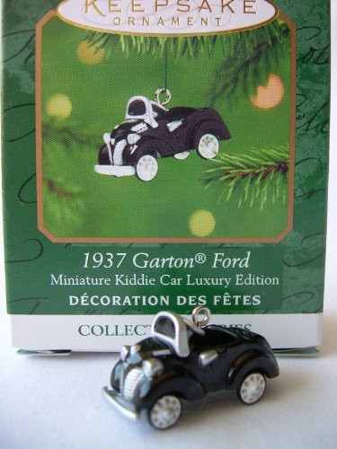 Hallmark Keepsake Ornament - 1937 Garton Ford Miniature Kiddie Car Luxury Edition #4 Series Ornament QXM5195