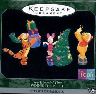 Hallmark Tree-Trimmin Time Winnie The Pooh 1998 Minis