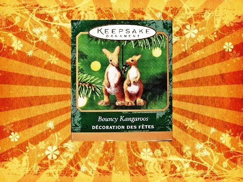 Hallmark Keepsake Ornament  Bouncy Kangaroos (Miniature) 2001 (QXM5332)