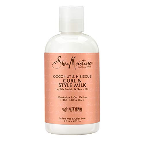 SheaMoisture Curl and Style Milk for Thick, Curly Hair Coconut and Hibiscus for Curl Definition 8 oz SheaMoisture Curl and Style Milk for Thick, Curly Hair Coconut and Hibiscus for Curl Definition 8 oz
