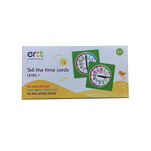 EasyRead time teacher ertt Tell The Time Card Game - Level 1