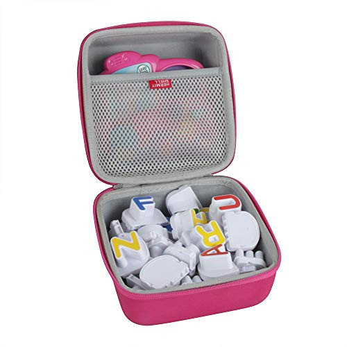Hermitshell Hard EVA Travel Case for Leapfrog Fridge Phonics Magnetic Letter Set (Pink)