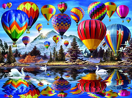 Hot Air Balloons 1000 Piece Jigsaw Puzzle by SunsOut