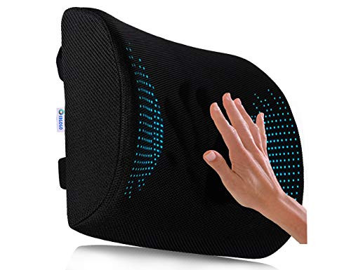 Memory Foam Lumbar Support Pillow for Chair - Back Pillow for Office Chair, Back Support for Car, Desk Chair Back Support, Office Chair Back Support Lumbar Pillow, Back Cushion Lower Back Pain Relief Memory Foam Lumbar Support Pillow for Chair - Back Pillow for Office Chair, Back Support for Car, Desk Chair Back Support, Office Chair Back Support Lumbar Pillow, Back Cushion Lower Back Pain Relief