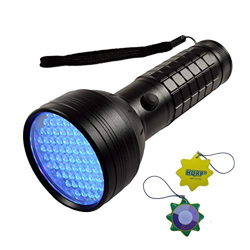 HQRP Scorpion Hunting Flashlight Blacklight with a Large Coverage Area 76 LED with 390 nM wavelength Plus HQRP Sun Meter HQRP Scorpion Hunting Flashlight Blacklight with a Large Coverage Area 76 LED with 390 nM wavelength Plus HQRP Sun Meter