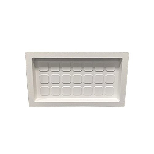 Crawl Space Recessed Foundation Vent Cover (for 8"x16" Foundation Openings) (White)