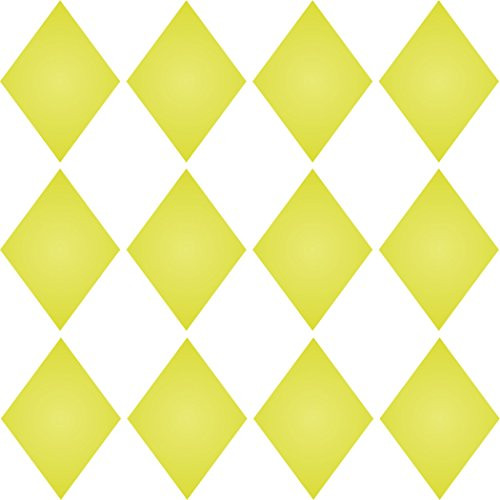 Small Diamonds Stencil - 6.5 x 6.5 inch (M) - Mix Media Layering Diamond Shape Stencils